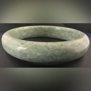 Dark Jade Green Solid thick Bangle Bracelet - NEW!